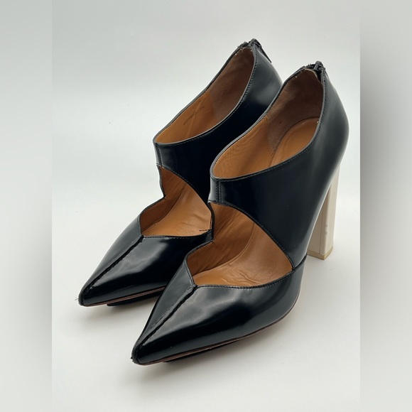 3.1 PHILLIP LIM Kadie Cut Out Bootie- patent leather strap pump, 7 - Picture 2 of 15